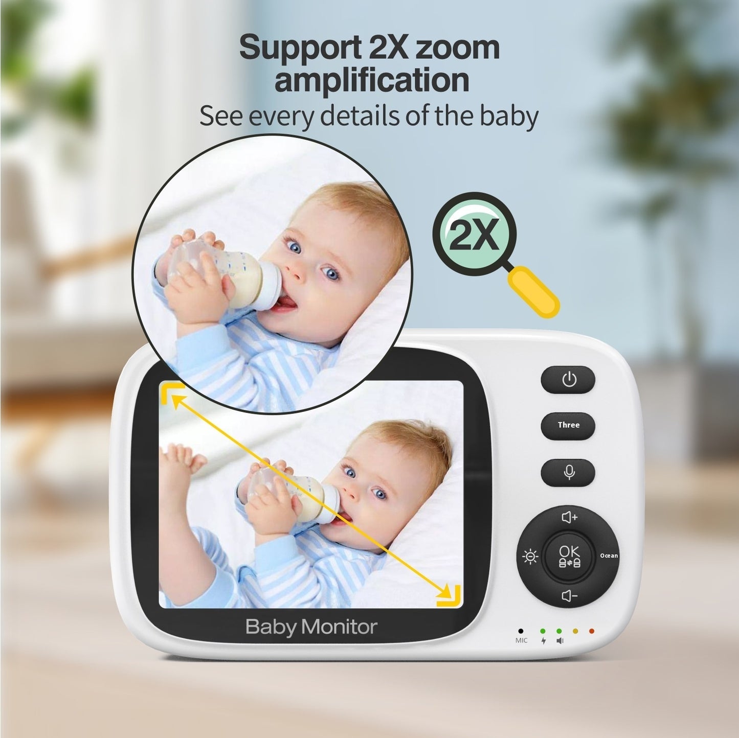 Baby Monitor Children Monitor Voice Intercom